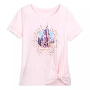 Walt Disney World 50th Anniversary Cinderella's Castle Tee Shirt 1X NEW